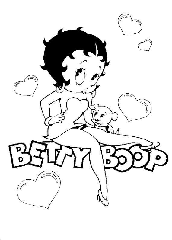 Betty Boop Coloring Game Betty Boop