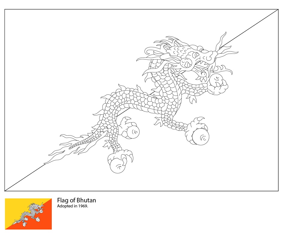 Bhutan Flag