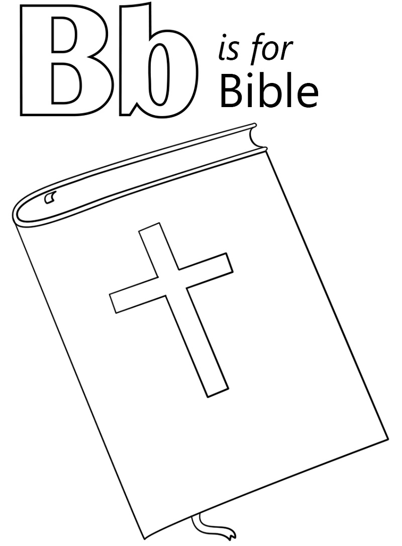 Bible Letter B Coloring - Play Free Coloring Game Online