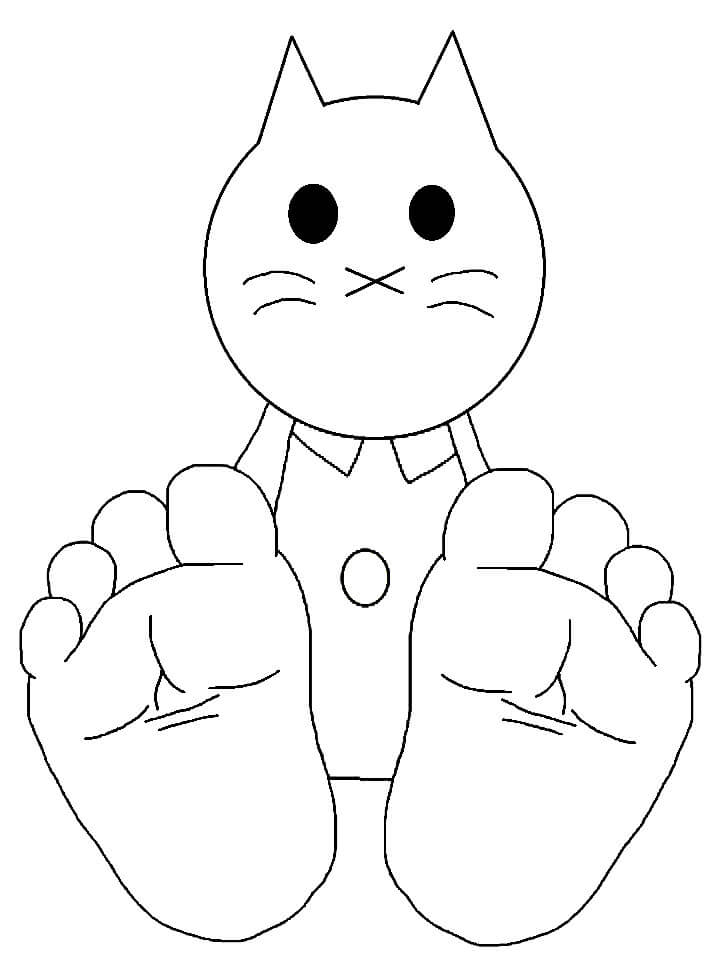 Big Feet Musti Coloring Game Big Feet Musti