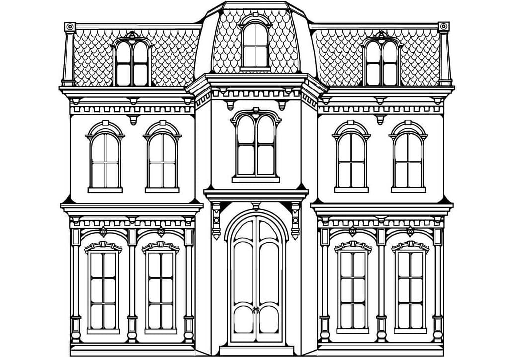 Big House Coloring Game Big House