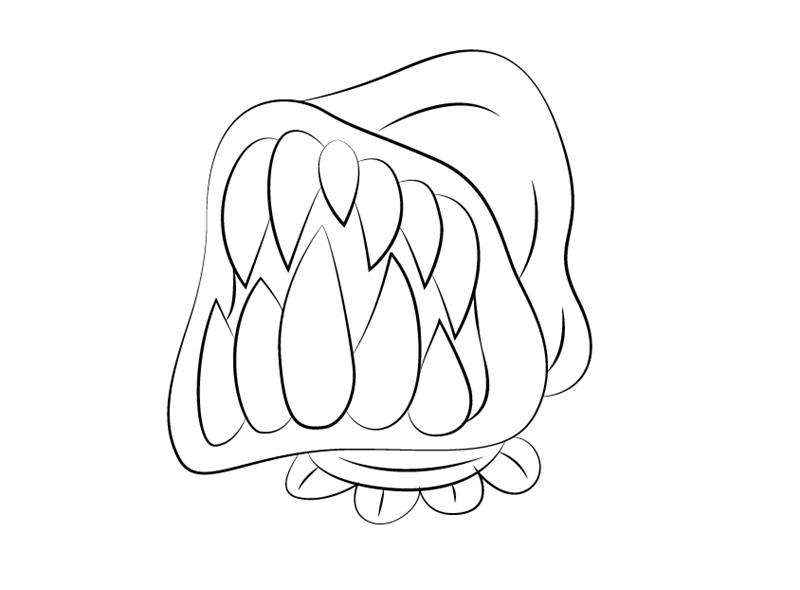 Big Mouth Undertale Coloring Game Big Mouth Undertale