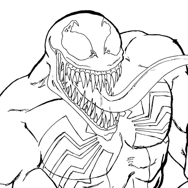 Marvel Venom Coloring - Play Free Coloring Game Online