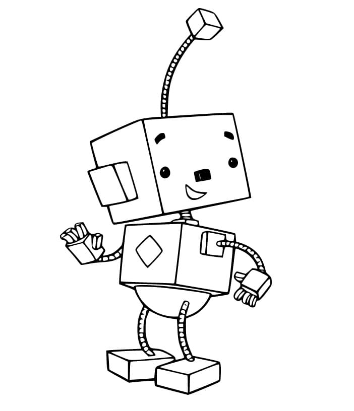 Billy Bevel from Rolie Polie Olie Coloring Game Billy Bevel from Rolie Polie Olie