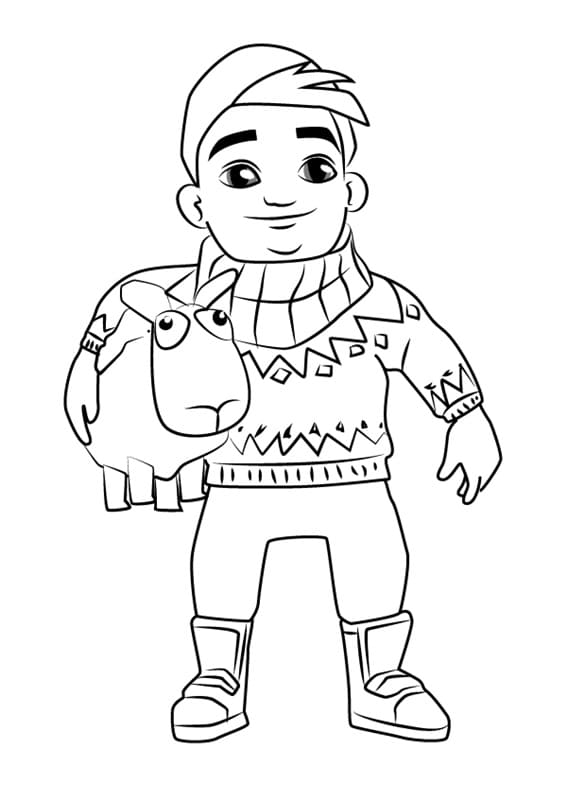 Bjarki from Subway Surfers