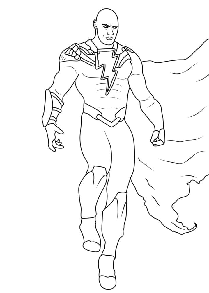 Black Adam 11 Coloring Game Black Adam 11