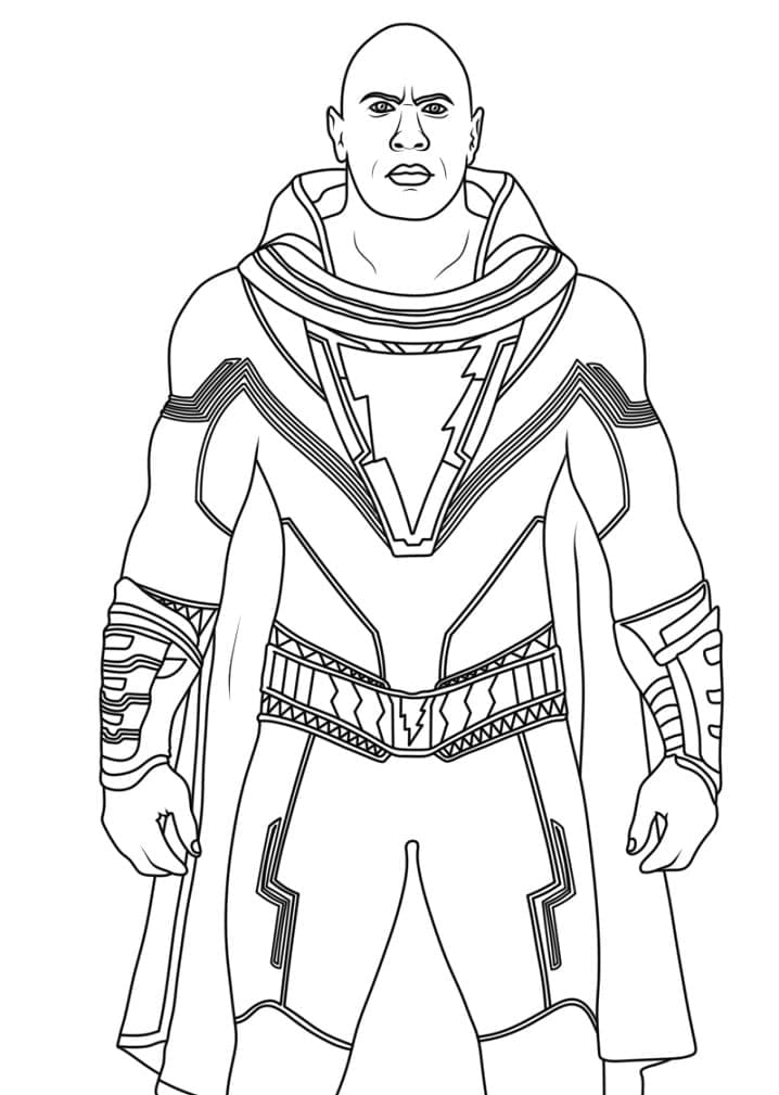 Black Adam 13 Coloring Game Black Adam 13