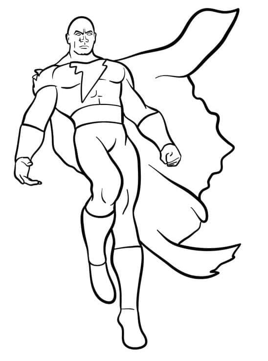 Black Adam 14 Coloring Game Black Adam 14