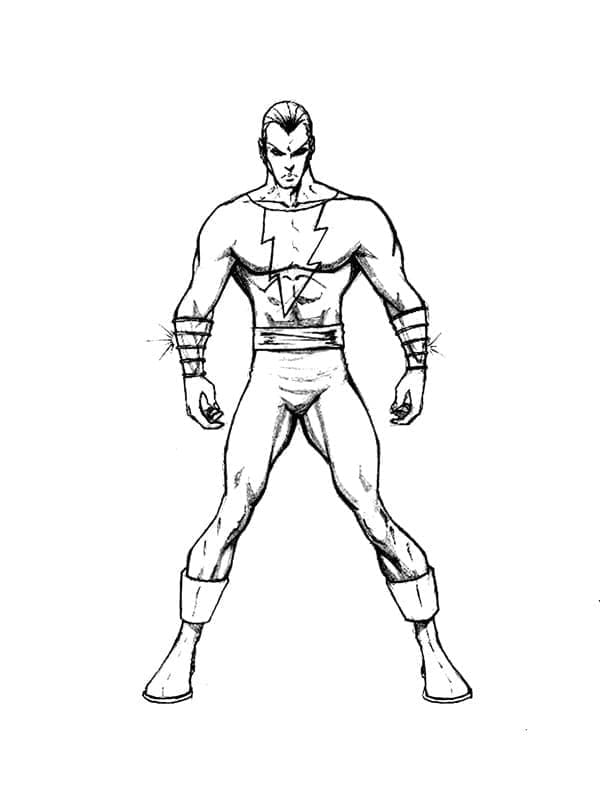Black Adam 16 Coloring Game Black Adam 16