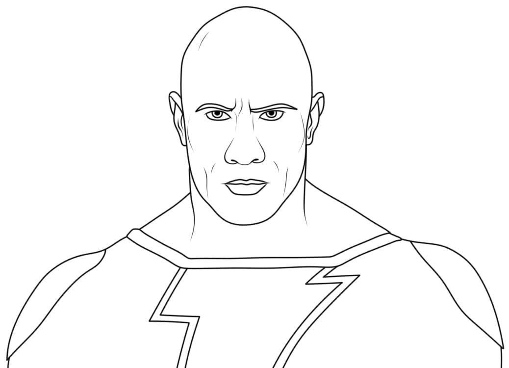 Black Adam 18 Coloring Game Black Adam 18