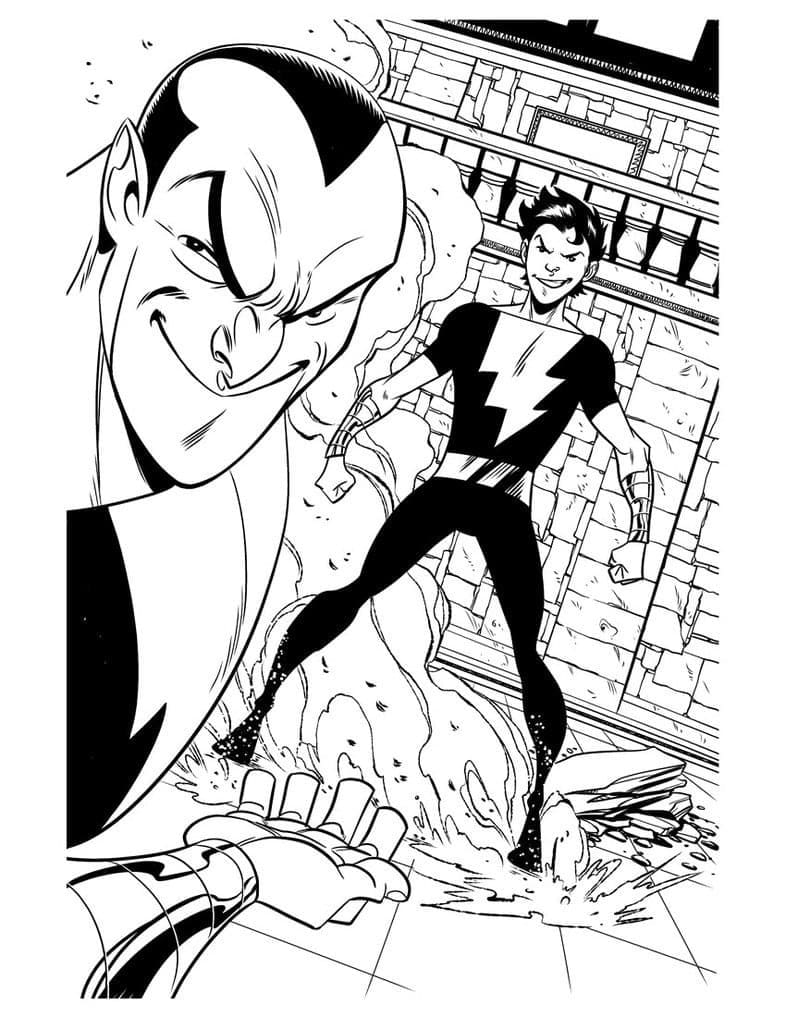 Black Adam 20 Coloring Game Black Adam 20