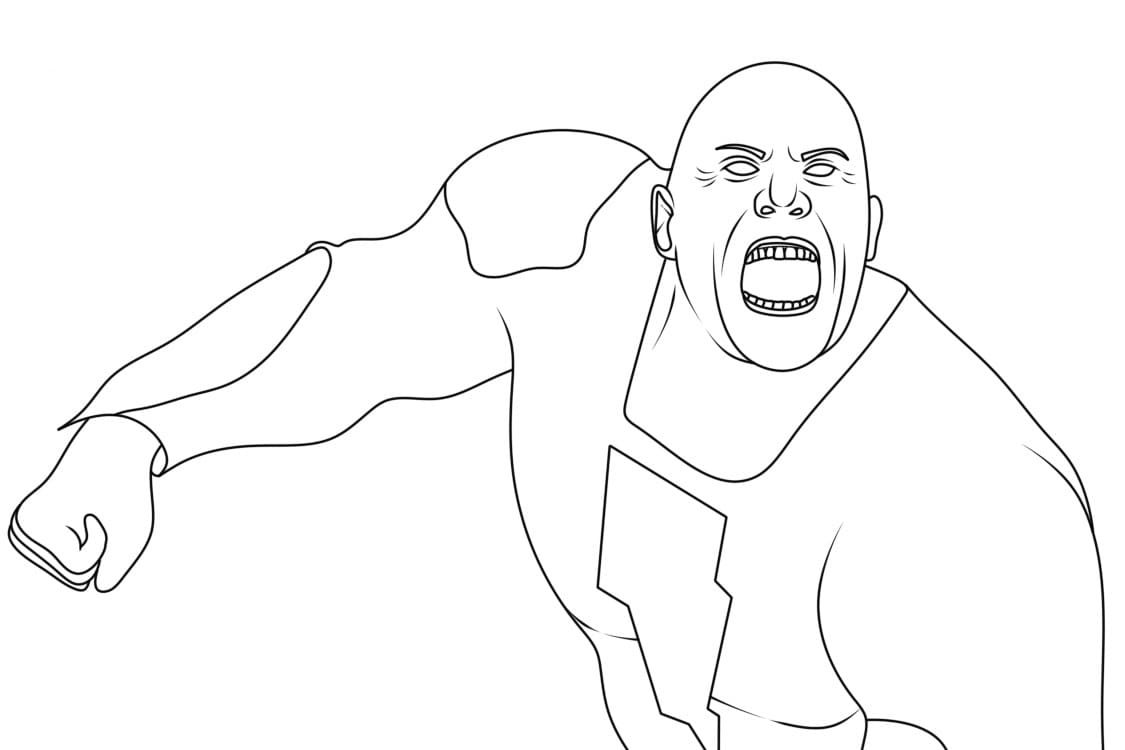 Black Adam 25 Coloring Game Black Adam 25