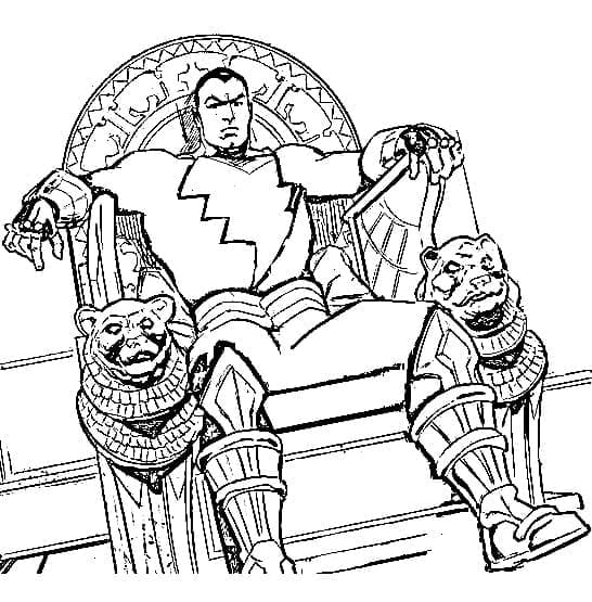 Black Adam 3 Coloring Game Black Adam 3