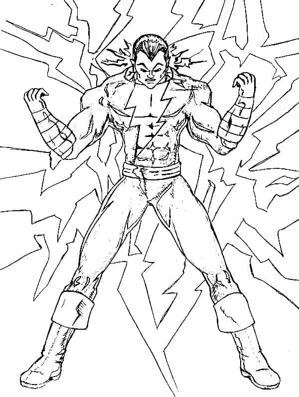 Black Adam 5 Coloring Game Black Adam 5