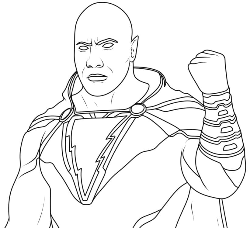 Black Adam 6 Coloring Game Black Adam 6