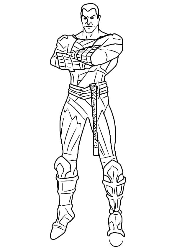 Black Adam 7 Coloring Game Black Adam 7