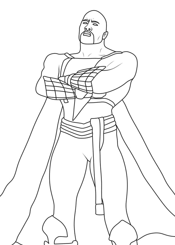 Black Adam 9 Coloring Game Black Adam 9