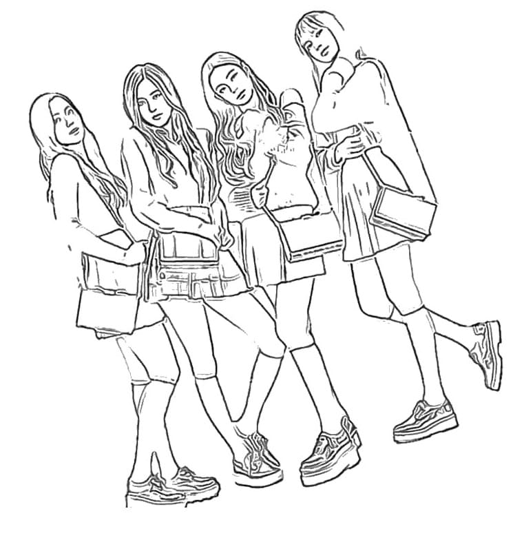 Blackpink Free Coloring Game Blackpink Free