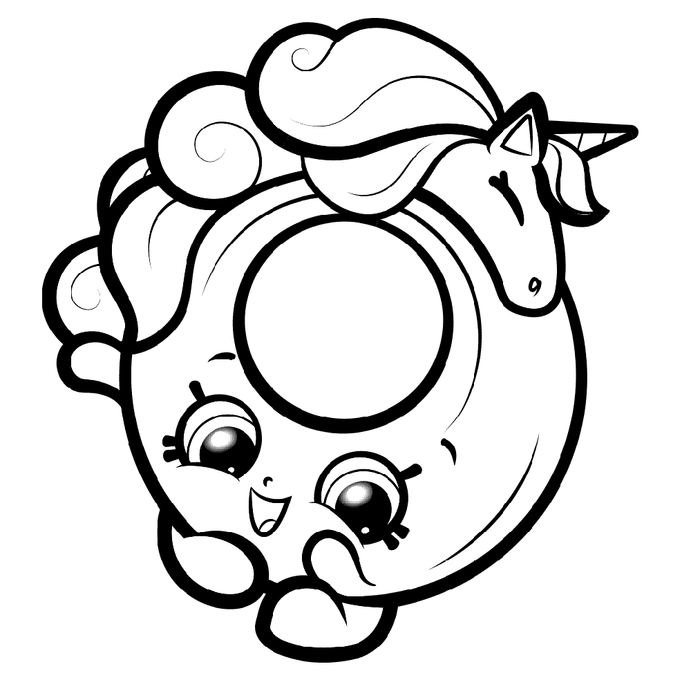 Bling Unicorn Ring Shopkin Coloring Game Bling Unicorn Ring Shopkin