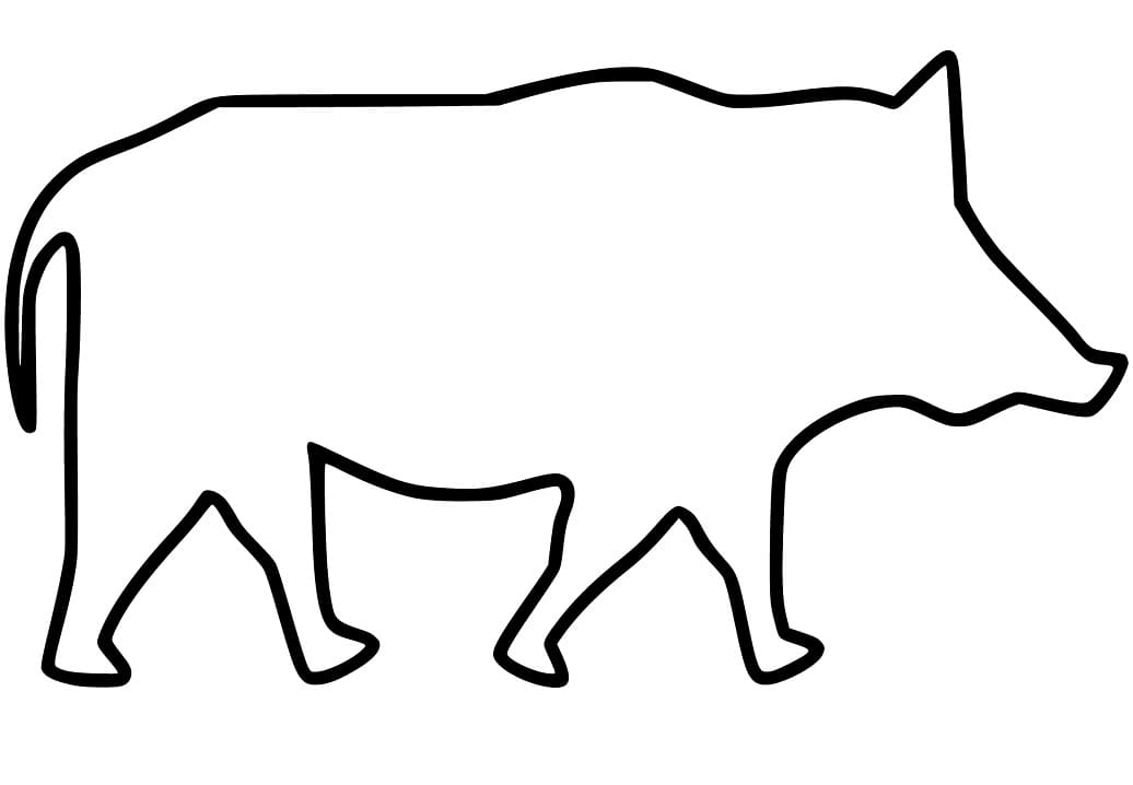 Boar Outline