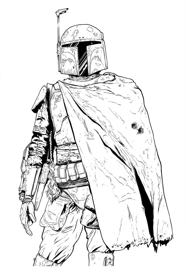 Boba Fett 4 Coloring Game Boba Fett 4