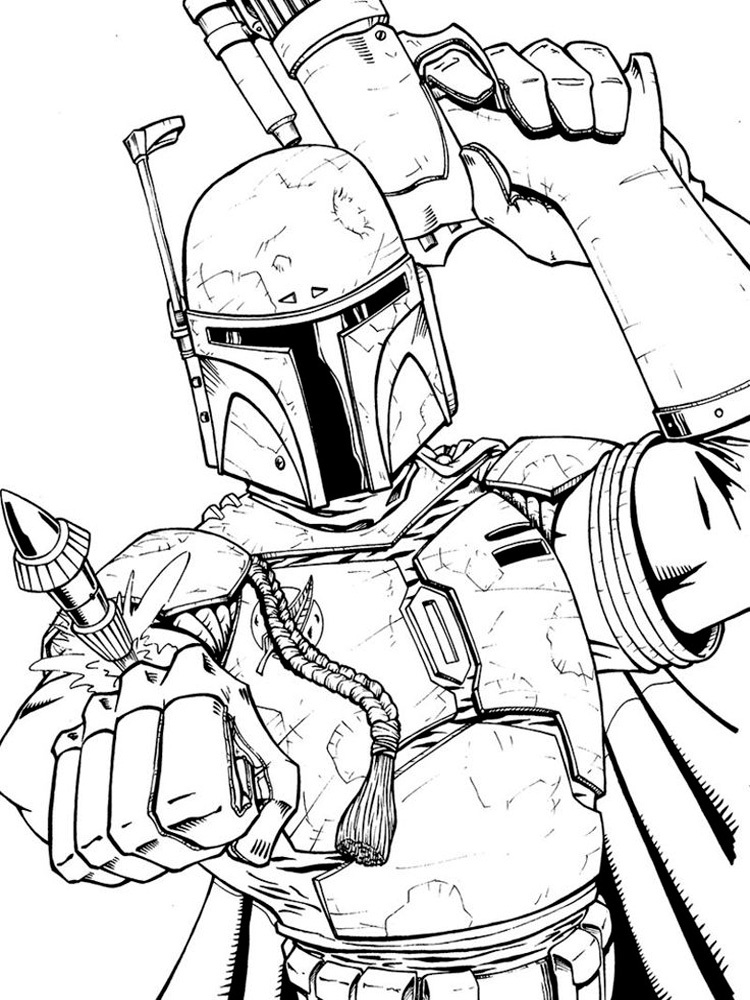 Boba Fett 5 Coloring Game Boba Fett 5