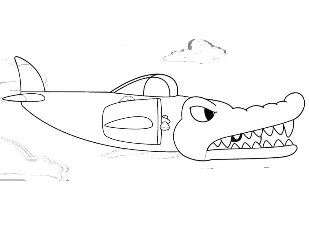 Bombardiro Crocodilo flying