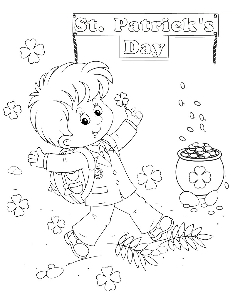 Boy in Saint Patrick’s Day
