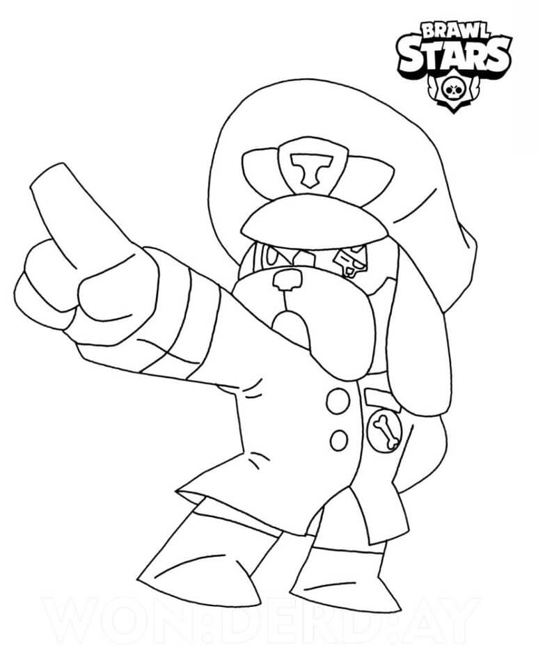 Brawl Stars Colonel Ruffs Coloring Game Brawl Stars Colonel Ruffs