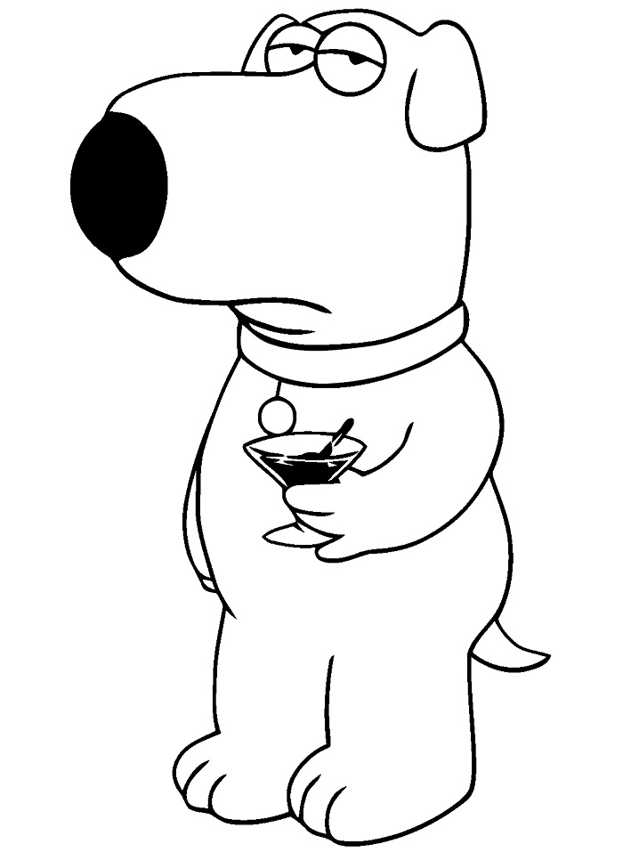 Brian Griffin Family Guy Coloring Game Brian Griffin Family Guy