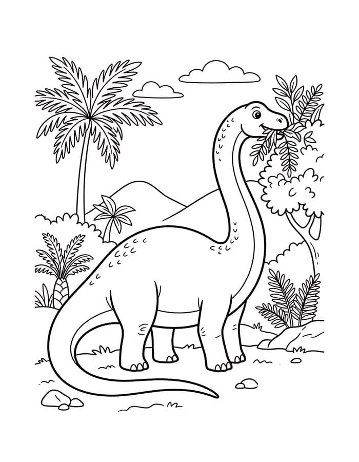 Brontosaurus Free Printable