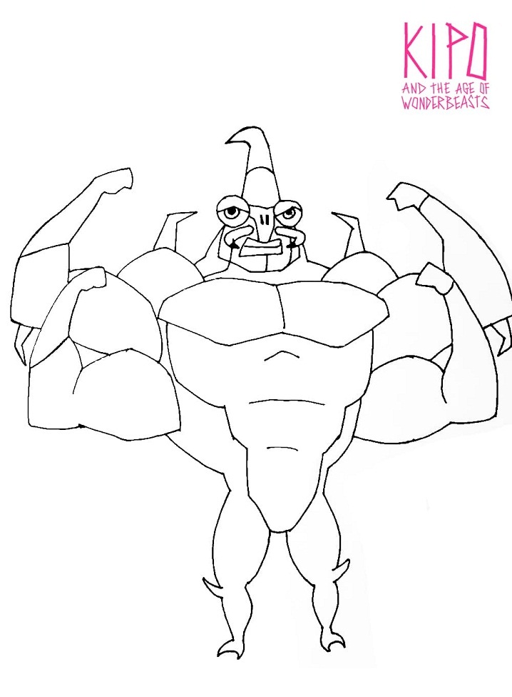 Buff Dave from Kipo and the Age of Wonderbeasts