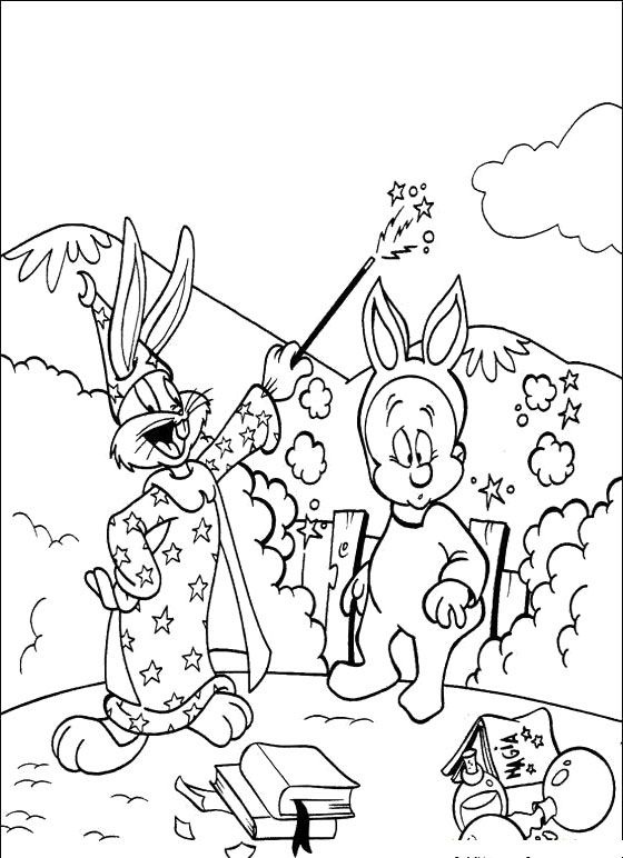 Bugs Bunny and Elmer Fudd
