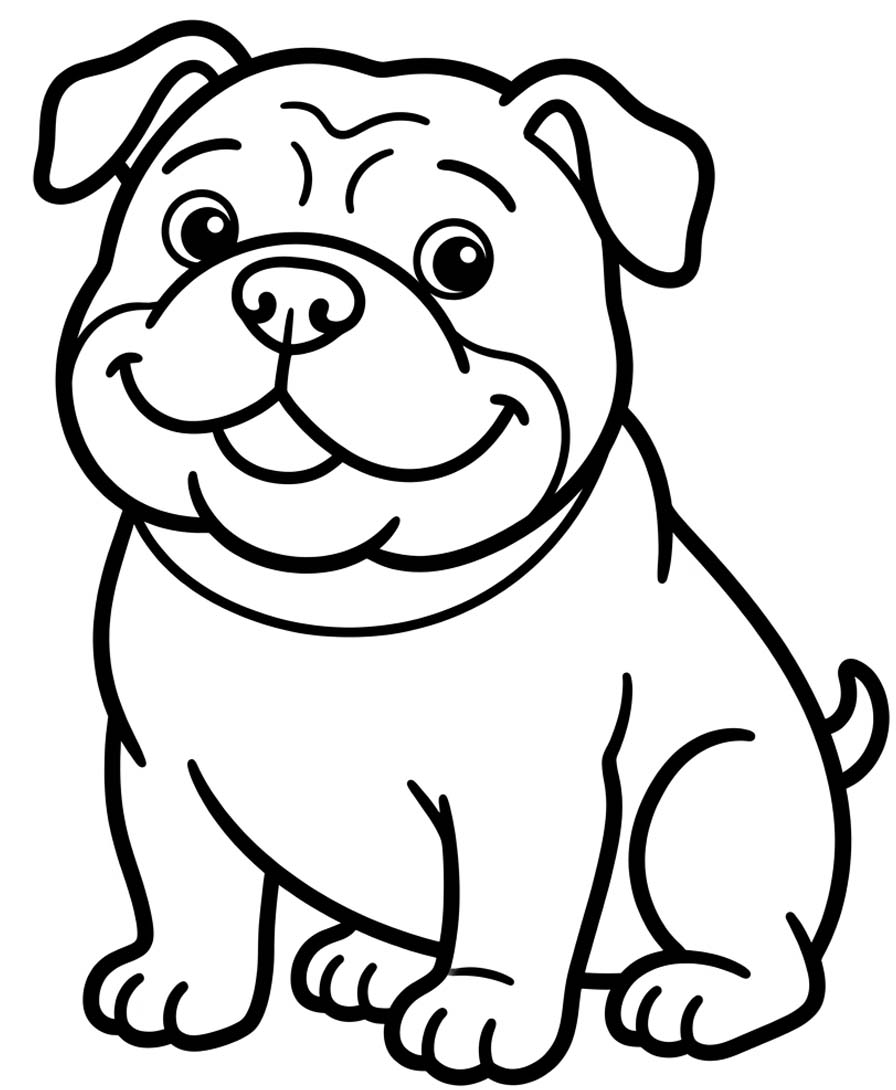 Bulldog Printable