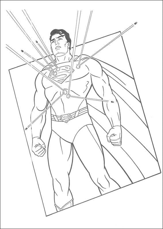 Bullet Resistant Superman Coloring Game Bullet Resistant Superman