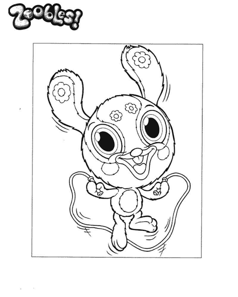 Bunny Zoobles Coloring Game Bunny Zoobles