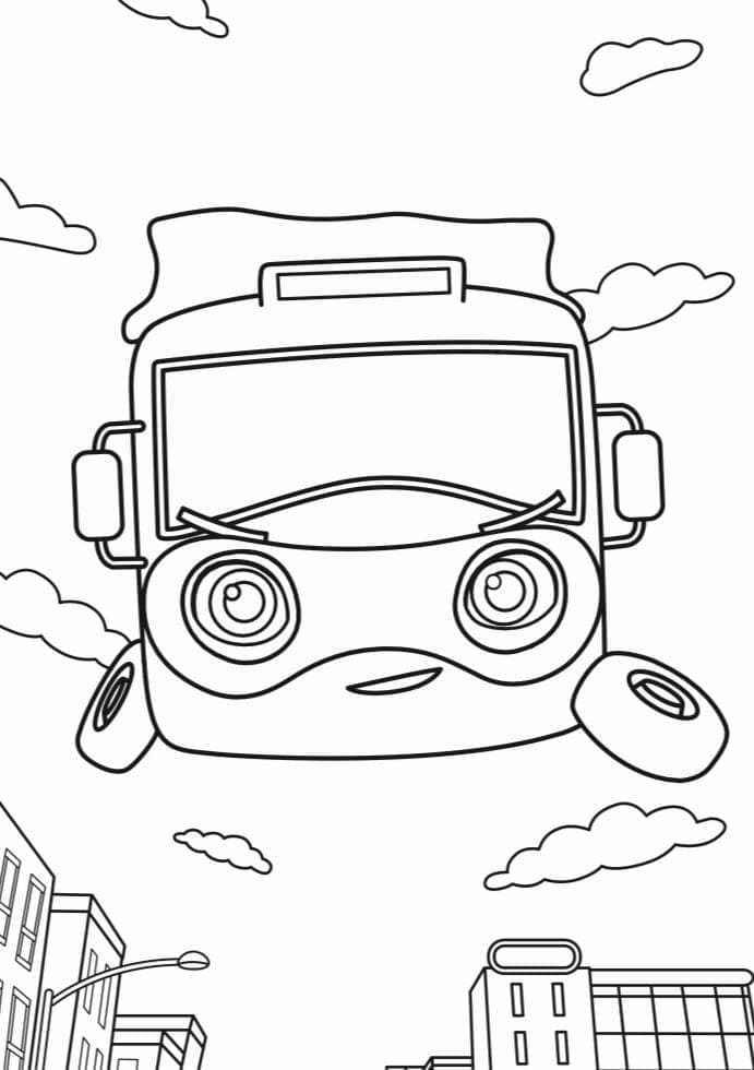 Buser from Little Baby Bum Coloring Game Buser from Little Baby Bum