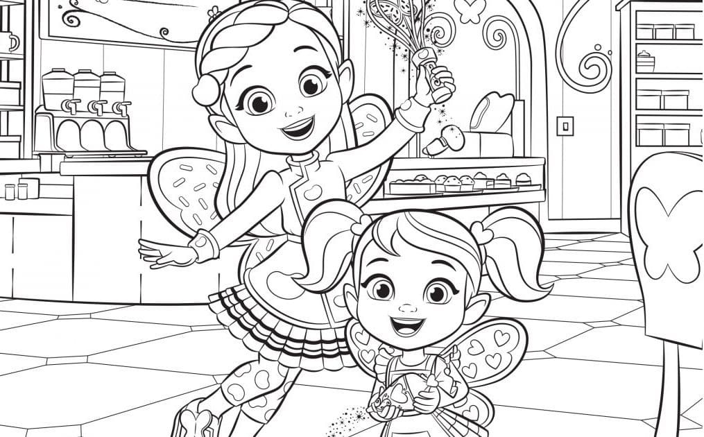 Butterbean’s Cafe Coloring Games - ColoringGames.Net