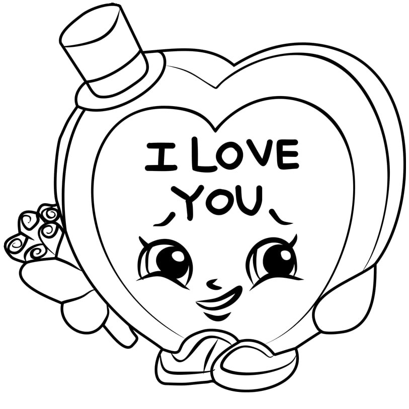 CANDY KISSES Shopkin Coloring Game CANDY KISSES Shopkin