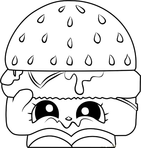 CHEEZEY B Shopkin Coloring Game CHEEZEY B Shopkin