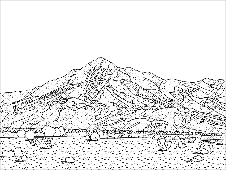 California Desert Coloring Game California Desert