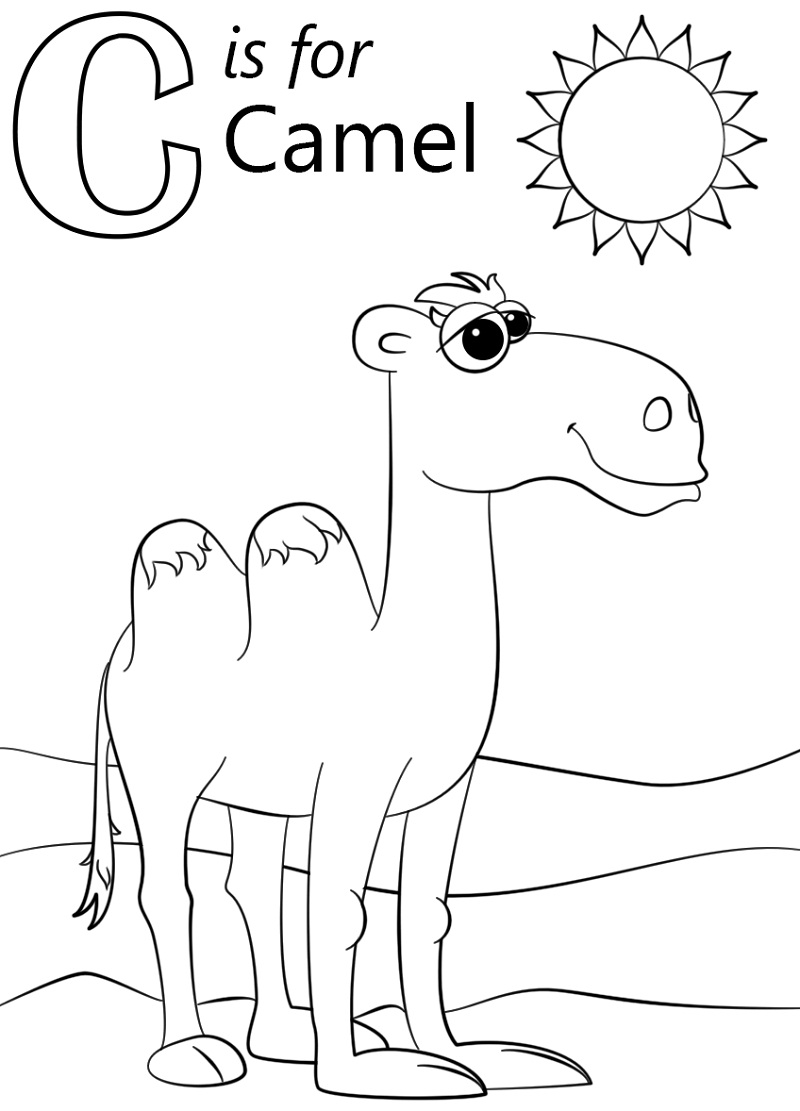 Camel Letter C