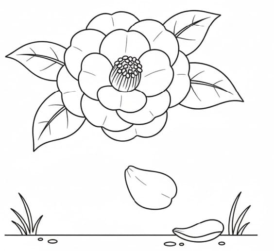 Camellia Letting Go Serene