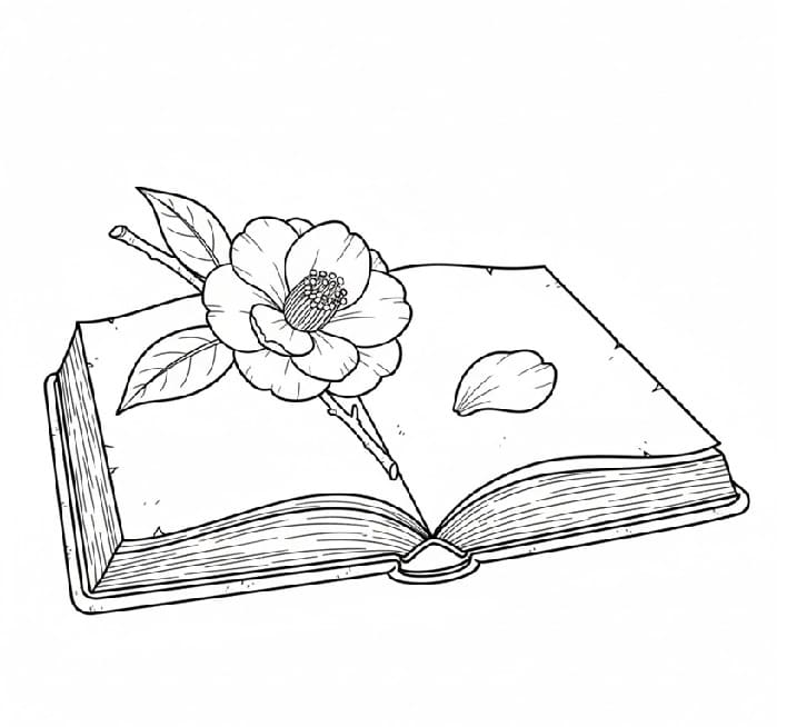 Camellia and Book