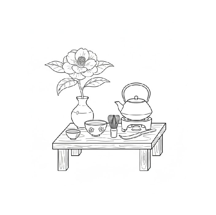 Camellia in Tea Ceremony