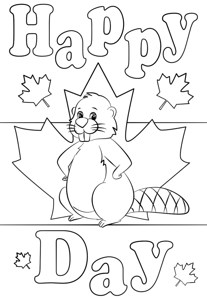 Canada Day 3 Coloring Game Canada Day 3