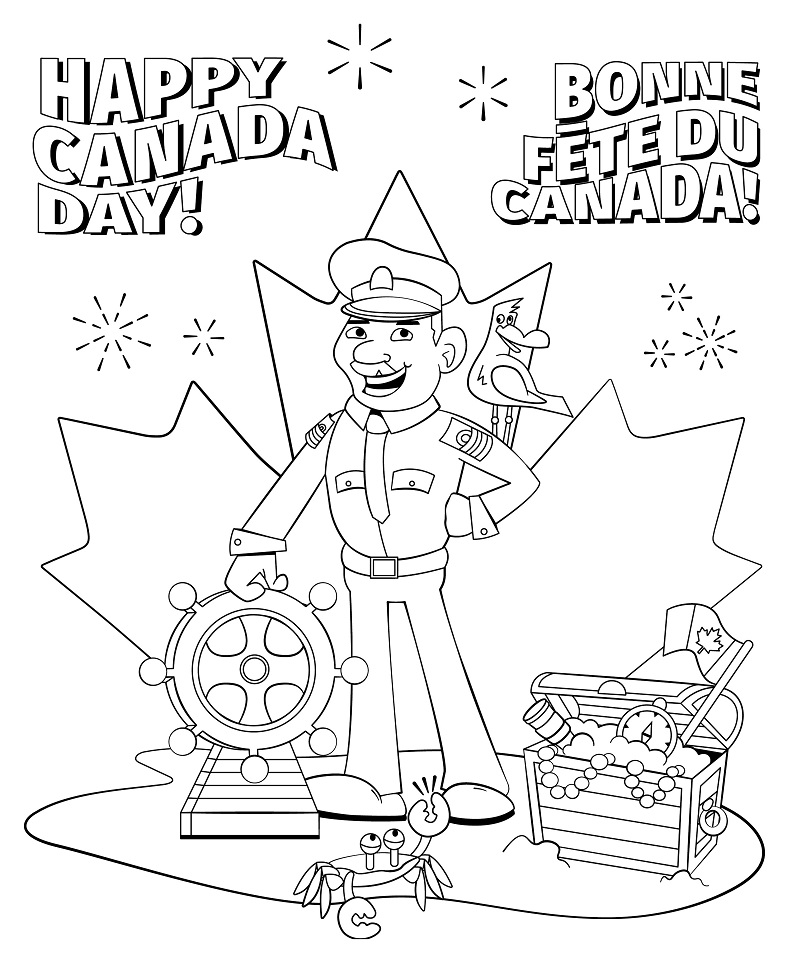 Canada Day 7 Coloring Game Canada Day 7
