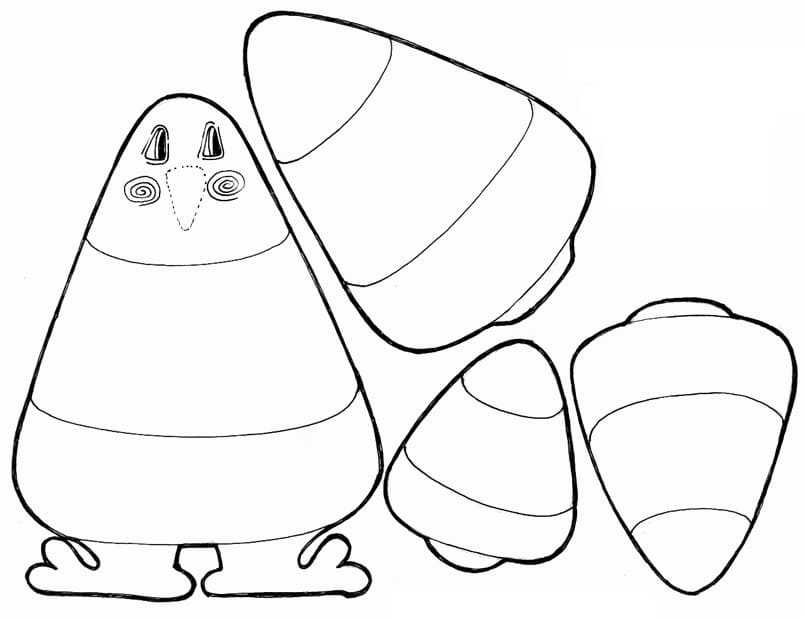 Candy Corn 1 Coloring Game Candy Corn 1