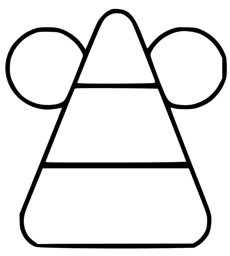 Candy Corn Mouse Coloring Game Candy Corn Mouse