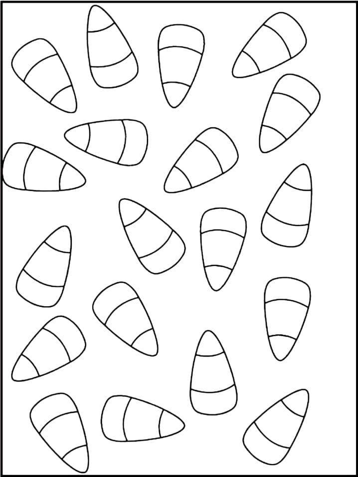 Candy Corn Printable Coloring Game Candy Corn Printable